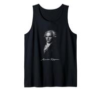 Maximilien Robespierre French Revolution Portrait Tank Top