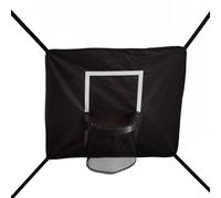 Maximize Fun Times Indoor and Outdoor Use of the Adjustable Basket Ball Hoop on a Jump Bed (Black)