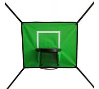 Maximize Fun Times Indoor and Outdoor Use of the Adjustable Basket Ball Hoop on a Jump Bed (Green)