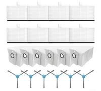 Maximize Your For Conga 9990 AI, 9590, 10090 AI's Potential with Complete Side Brush Kit 8 Filters and 6 Dust Bags