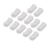 Maximize Your Lighting Efficiency with This Pack of Twelve Reliable Plastic Connector Clips Suitable for All Strips