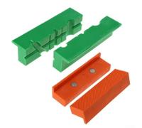 Maximize Your Project Efficiency with Our Two Piece Magnetic Soft pad jaw Set (6inch Orange F)