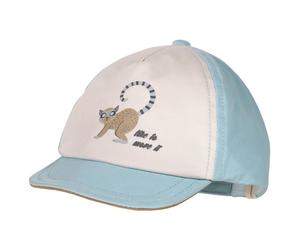 maximo - Baby Boy's Cap Lemur Flexdach mit Klettverschluß - Cap size 47-49 cm, grey
