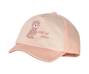 maximo - Baby Girl's Cap Wild Cat Flexdach Klettverschluß - Cap size 47-49 cm, sand