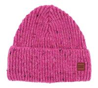 maximo - Girl's Beanie with Effect Yarn Jersey Lining and Turn-up - Beanie size 55-57 cm, pink