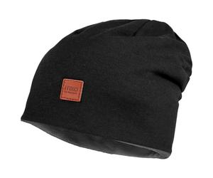 maximo - Kid's Beanie short reversible - Beanie size 49-51 cm, black