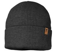 maximo - Kid's Mini Beanie Turn-up with Fleece Lining - Beanie size 47-49 cm, black/grey