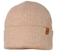 maximo - Kid's Mini Beanie Turn-up with Fleece Lining - Beanie size 47-49 cm, sand