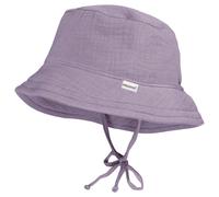 maximo - Kid's Mini Hut Band Musselin Futter - Hat size 45 cm, pink