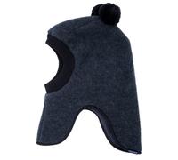 maximo - Kid's Mini-Schlupfmütze mit Wollfleece und Pompons - Balaclava size 53-55 cm, blue