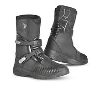 MAXIMO-MOTO Motorbike Boots Waterproof Motorcycle Boots for Men CE Approved Protection Durable Microfiber Superior and Adjustable Fit (Black, UK Footwear Size System, Adult, Men, Numeric, Medium, 12)