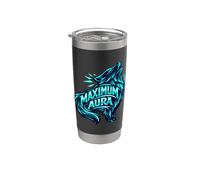 Maximum Aura Howling Wolf Graphic Stainless Steel Insulated Tumbler