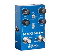 Maximum Guitar Pedal, Overdrive Dual Channel Pedal Clean, and Wild Effect for Electric Guitar