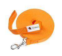 Maximum Pet Products Orange Dog & Horse Training Lunge Lead. 25mm - 1" Wide. Very Strong 65ft/20m
