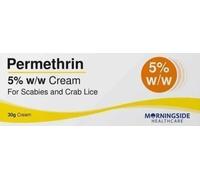 Maximum Strength 5% w/w Cream - 30g - Skin Support for Mites, Scab-ies, Crab Lice & Irritation (Packaging May Vary)