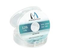 MAXIMUMCATCH Maxcatch Fluorocarbon Fly Fishing Tippet Material Leader Line -Virtually Invisible - 55yards 0X-6X (Made in Japan) (Saltwater Fluorocarbon, 16lb-55yd)
