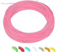 MAXIMUMCATCH Maxcatch Weight Forward Floating Fly Fishing Line 100ft Yellow, Orange, Teal Blue, Moss Green, Pink (WF1F/2F/3F/4F/5F/6F/7F/8F/9F/10F) (Fly Line Pink, WF2F 100FT)