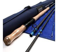 MAXIMUMCATCH Spey Fly Rod 4-piece Carbon Spey Rod Fly Fishing with Cordura Tube (14ft 9/10weight 4sec)
