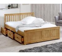 Maxine Wooden Storage Cabin Bed Rest Relax Beige Small Double