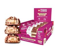 MaxiNutrition Creamy Core Protein Bar - Snack - Fat-Free, Low in Sugar - 15g Protein - Strawberry Yoghurt, 186 kcal per Serving, 12 x 45g