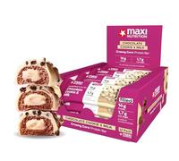 MaxiNutrition Creamy Core Protein Bar - Snack - Fat-Free, Low in Sugar - 16g Protein - Chocolate Cookie & Milk, 188 kcal per Serving, Maxi Nutrition 12 x 45g bar