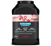 MaxiNutrition Cyclone, Strawberry - Premium Whey Protein Powder + Creatine, Glutamine & HMB - Low in Sugar and Fat, 31g Protein Shake Powder, 1.26kg. NO Artificial Colours OR Flavours