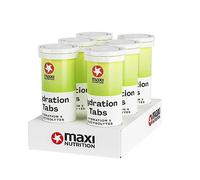 MaxiNutrition Hydration tabs, Green Apple, Zero Sugar| Effervescent Electrolyte Tablets| for Improved Hydration and Recovery | Suitable for Vegans and Vegetarians | 6 x 10 Tablets (6 Pack)