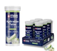 MaxiNutrition Hydration tabs, Green Apple, Zero Sugar| Effervescent Electrolyte Tablets| for Improved Hydration and Recovery | Suitable for Vegans and Vegetarians | 6 x 10 Tablets (6 Pack)