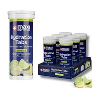 MaxiNutrition Hydration tabs, Lemon Lime, Zero Sugar| Effervescent Electrolyte Tablets| for Improved Hydration and Recovery | Suitable for Vegans and Vegetarians | 6 x10 Tablets (6 Pack)