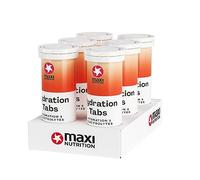 MaxiNutrition Hydration tabs, Watermelon, Zero Sugar| Effervescent Electrolyte Tablets| for Improved Hydration and Recovery | Suitable for Vegans and Vegetarians |6 x 10 Tablets (6 Pack)