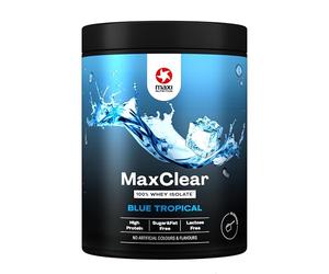 MaxiNutrition MaxClear Blue Tropical 300g, 24g Protein, 104 Calories per Serving. Refreshing, Low Calorie, No Artificial Colours or Flavours