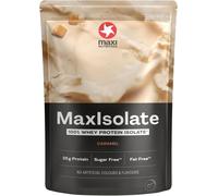 MaxiNutrition - MaxIsolate, Caramel - Premium Whey Protein Isolate - Fat-Free