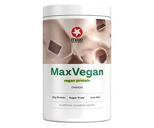 MaxiNutrition - MaxVegan Protein Powder, Chocolate - Plant Based Protein Food Supplement -, Low Fat, Sugar Free, Gluten & Soy-Free, Vegan - 23g Protein, Under 120 kcal per Serving, 420g Tub