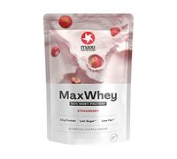 MaxiNutrition - MaxWhey - Whey Protein Powder Strawberry - Low-Fat - Low Sugar - Gluten & Soy-Free - Vegetarian - 420g - 113 kcal per Serving - 14 Servings