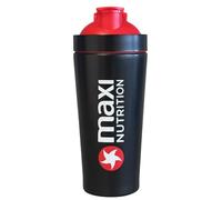 MaxiNutrition New Gen Premium Steel Shaker bottle 739ml- Screw Top with a Secure Seal for Shakes - Dishwasher Safe Sports Supplements Shaker. Ideal for Mixing Powdered Shakes & Creatine.