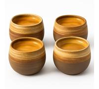 Maxito Espresso Cups Made of Stoneware with 80 ml, Set of 4 for Coffee Lovers, Espresso & Coffee Cups, Gifts for Men, Coffee