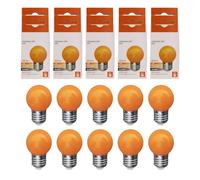 Maxled, Light is Led! Bunte Glühbirnen E27 Außenbereich 1W Farbige LED Glühbirne 50LM G45 Beleuchtung Birne Bunt Deko Leuchtmittel Birnenform für Außen Innen Hochzeit Weihnachten Party Bar 10er Pack