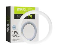 Maxled Light is Led! LED Tube T9 Φ30cm Circular 18W 1800lm 6500K Daylight White G10Q Energy Saving LED Alternative to Classic T9 Fluorescent Low Energy Consumption Tube for Kitchen Ceiling Light