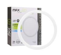 Maxled Light is Led! LED Tube T9 Φ40cm Circular 29W 2400lm 6500K Daylight White G10Q Energy Saving LED Alternative to Classic T9 Fluorescent Low Energy Consumption Tube for Kitchen Ceiling Light