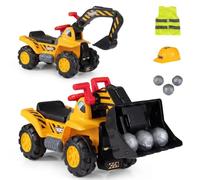 Maxmass 3 in 1 Kids Ride on Excavator, Children Bulldozer Ride on Digger