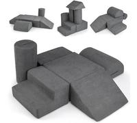 Maxmass Baby Climb and Crawl Foam Play Set, 6Pcs Toddlers Soft Foam Blocks with Carrying Handles, Kids Soft Play Equipment for 12-36 Months Old