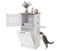 Maxmass Cat Litter Box Enclosure Furniture Hidden Litter Box for Kitten