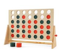 Maxmass Giant Four in a Row Game, Outdoor Indoor Giant Connect 4 with 42 Chess Pieces, Garden 4-to-Score Game Board Games for Family Gathering Party Kids Adults
