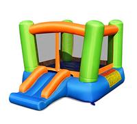 Maxmass Inflatable Bouncy Castle, Kids Jumping Bouncer Slide House with Storage Bag, Indoor Outdoor Inflated Bouncing Playhouse for 3-10 Years Old (Without Blower)