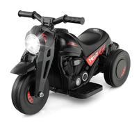 Maxmass Kids Electric Motorbike, 6V Battery Powered Motorcycle with Bubble Maker, LED Headlights, Music, Forward/Stop/Reverse Function, 3 Wheels, Children Ride on Motor Bike for Boys Girls (Black)
