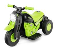 Maxmass Kids Electric Motorbike, 6V Battery Powered Motorcycle with Bubble Maker, LED Headlights, Music, Forward/Stop/Reverse Function, 3 Wheels, Children Ride on Motor Bike for Boys Girls (Green)