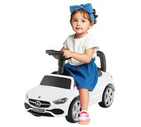 Maxmass Kids Ride on Car, Mercedes-Benz Licensed Sit on Toy Car with Horn, Engine Sound, Under-Seat Storage, Toddler Foot to Floor Sliding Car Slider Walking for 12-36 Months (White)