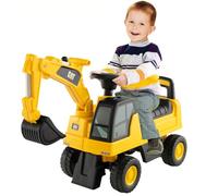 Maxmass Kids Ride on Digger, Caterpillar Licensed Toddler Ride on Excavator with Adjustable Bucket, Underneath Storage, Horn, Children Bulldozer Toy Car Construction Vehicle for 1-3 Years Old