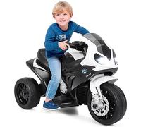 Maxmass Kids Ride on Motorbike, 6V Battery Powered Licensed BMW Electric Vehicle with Training Wheels, Music & Headlights, 3 Wheels Toy Motorcycle for 18-36 Months (Black)