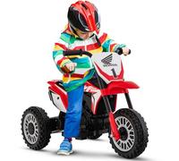 Maxmass Kids Ride-on Motorbike, 6V Licensed Honda Battery Powered Electric Motorcycle with Horn and Extended Seat, 3 Wheels Children Electric Motor Bike Ride on Toys for 18-36 Months Old (Red)